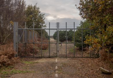 The East gate of RAF Woodbridge.